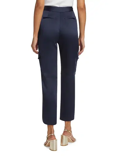 SIMKHAI Women's Carolina Belted Cargo Pants - Midnight | Thumbnail 4 SIMKHAI Women's Carolina Belted Cargo Pants - Midnight | Thumbnail 4