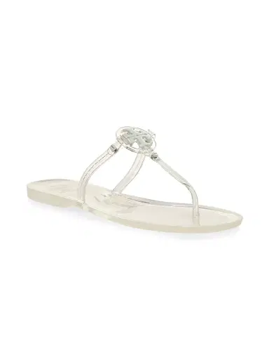 Tory Burch Women's Mini Miller Jelly Thong Sandals - Clear - Size 5 | Thumbnail 2 Tory Burch Women's Mini Miller Jelly Thong Sandals - Clear - Size 5 | Thumbnail 2