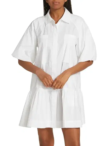 Simkhai Women's Crissy Cotton Poplin Shirtdress | Thumbnail 3 Simkhai Women's Crissy Cotton Poplin Shirtdress | Thumbnail 3