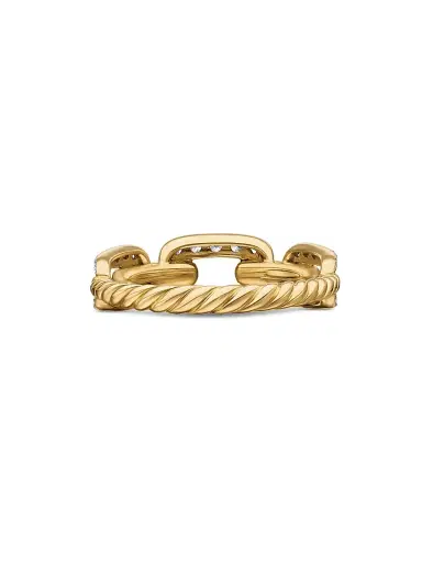 David Yurman Women's Stax Chain Link Ring in 18K Yellow Gold - Yellow Gold | Thumbnail 6 David Yurman Women's Stax Chain Link Ring in 18K Yellow Gold - Yellow Gold | Thumbnail 6