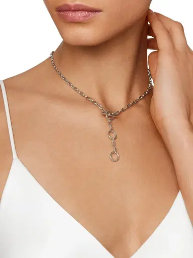 David Yurman Women's Madison 3-Ring Chain Necklace - Silver | Thumbnail 2 David Yurman Women's Madison 3-Ring Chain Necklace - Silver | Thumbnail 2