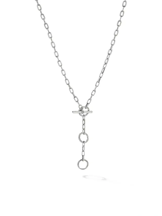 Women's Madison 3-Ring Chain Necklace - Silver Women's Madison 3-Ring Chain Necklace - Silver