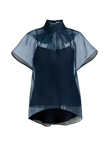 Simkhai Women's Feyre Bow-Neck Top | Thumbnail 1 Simkhai Women's Feyre Bow-Neck Top | Thumbnail 1
