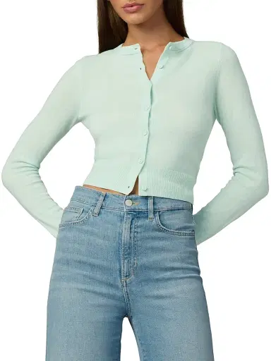 Joe's Jeans Women's by Dani Michelle Dani Cashmere Cardigan - Pistachio | Thumbnail 3 Joe's Jeans Women's by Dani Michelle Dani Cashmere Cardigan - Pistachio | Thumbnail 3