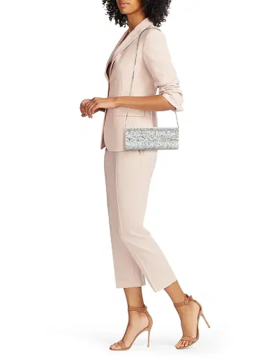 Jimmy Choo Women's Sweetie Metallic Glitter Acrylic Clutch - Champagne | Thumbnail 2 Jimmy Choo Women's Sweetie Metallic Glitter Acrylic Clutch - Champagne | Thumbnail 2