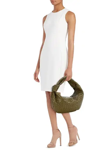 Bottega Veneta Women's Jodie Intrecciato Leather Bag - White | Thumbnail 3 Bottega Veneta Women's Jodie Intrecciato Leather Bag - White | Thumbnail 3