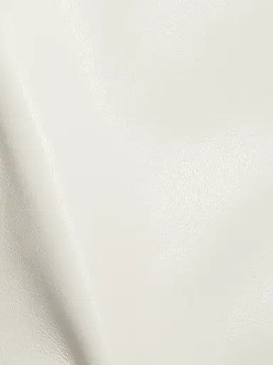 ALICE + OLIVIA Women's Leon Vegan Leather Crop Shirt - Off White | Thumbnail 7 ALICE + OLIVIA Women's Leon Vegan Leather Crop Shirt - Off White | Thumbnail 7