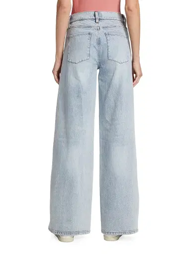 ALICE + OLIVIA Women's Trish Mid-Rise Stretch Baggy Jeans - Rockstar Blue | Thumbnail 5 ALICE + OLIVIA Women's Trish Mid-Rise Stretch Baggy Jeans - Rockstar Blue | Thumbnail 5