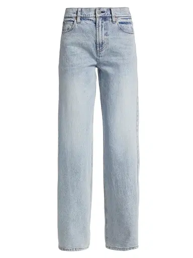 ALICE + OLIVIA Women's Trish Mid-Rise Stretch Baggy Jeans - Rockstar Blue | Thumbnail 1 ALICE + OLIVIA Women's Trish Mid-Rise Stretch Baggy Jeans - Rockstar Blue | Thumbnail 1