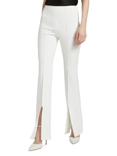 ALICE + OLIVIA Women's Emiko Super Skinny Flare Pants - Off White | Thumbnail 3 ALICE + OLIVIA Women's Emiko Super Skinny Flare Pants - Off White | Thumbnail 3