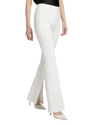 ALICE + OLIVIA Women's Emiko Super Skinny Flare Pants - Off White | Thumbnail 4 ALICE + OLIVIA Women's Emiko Super Skinny Flare Pants - Off White | Thumbnail 4