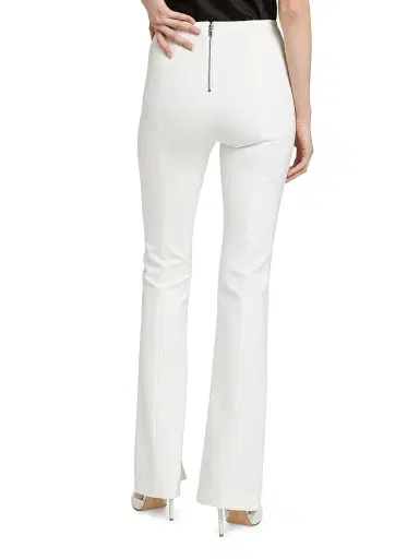 ALICE + OLIVIA Women's Emiko Super Skinny Flare Pants - Off White | Thumbnail 5 ALICE + OLIVIA Women's Emiko Super Skinny Flare Pants - Off White | Thumbnail 5