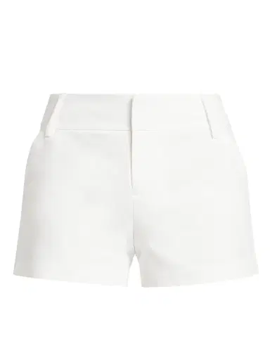 ALICE + OLIVIA Women's Cady Tailored Shorts - Off White | Thumbnail 1 ALICE + OLIVIA Women's Cady Tailored Shorts - Off White | Thumbnail 1