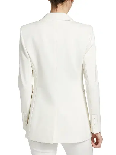 ALICE + OLIVIA Women's Breann Fitted Blazer - Off White | Thumbnail 5 ALICE + OLIVIA Women's Breann Fitted Blazer - Off White | Thumbnail 5