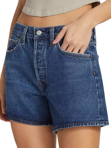 AGOLDE Women's Parker High-Rise Denim Shorts - Enamour - Size 33 | Thumbnail 6 AGOLDE Women's Parker High-Rise Denim Shorts - Enamour - Size 33 | Thumbnail 6
