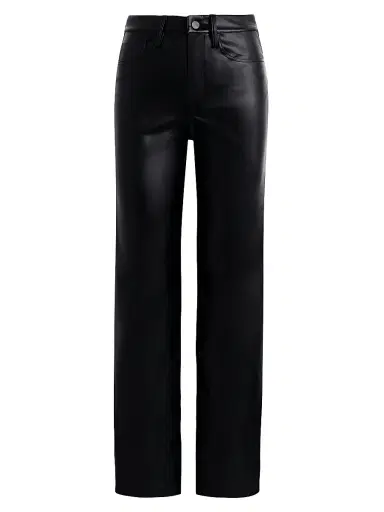 Joe's Jeans Women's Margot Faux Leather High-Rise Straight-Leg Pants - Black | Thumbnail 1 Joe's Jeans Women's Margot Faux Leather High-Rise Straight-Leg Pants - Black | Thumbnail 1