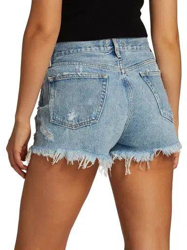 AGOLDE Women's Parker Vintage Denim Cutoffs - Swapmeet - Size 32 | Thumbnail 5 AGOLDE Women's Parker Vintage Denim Cutoffs - Swapmeet - Size 32 | Thumbnail 5