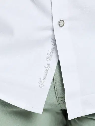 Robert Graham Men's Highland Woven Shirt - White | Thumbnail 5 Robert Graham Men's Highland Woven Shirt - White | Thumbnail 5