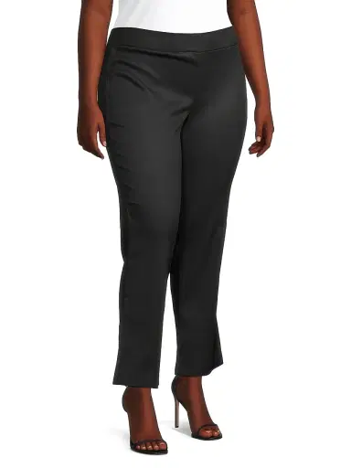 Ming Wang Women's Boot-Cut Cotton-Blend Pants | Thumbnail 4 Ming Wang Women's Boot-Cut Cotton-Blend Pants | Thumbnail 4