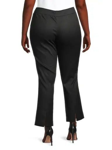 Ming Wang Women's Boot-Cut Cotton-Blend Pants | Thumbnail 5 Ming Wang Women's Boot-Cut Cotton-Blend Pants | Thumbnail 5