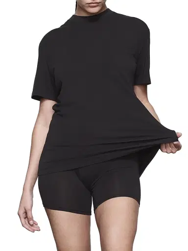 SKIMS Women's Boyfriend T-Shirt - Onyx | Thumbnail 3 SKIMS Women's Boyfriend T-Shirt - Onyx | Thumbnail 3