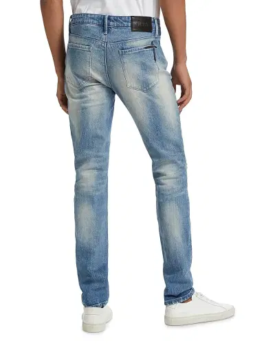 RTA Men's Bryant Distressed Slim-Fit Jeans - Light Wash Distressed | Thumbnail 5 RTA Men's Bryant Distressed Slim-Fit Jeans - Light Wash Distressed | Thumbnail 5