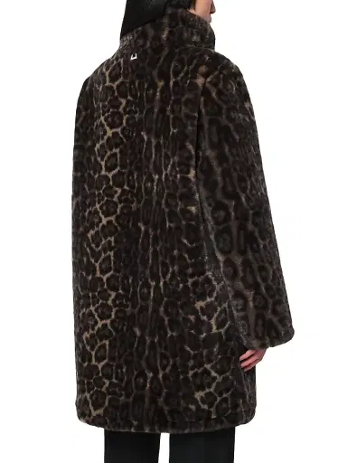 Apparis Women's Blair Leopard Faux Fur Coat | Thumbnail 5 Apparis Women's Blair Leopard Faux Fur Coat | Thumbnail 5