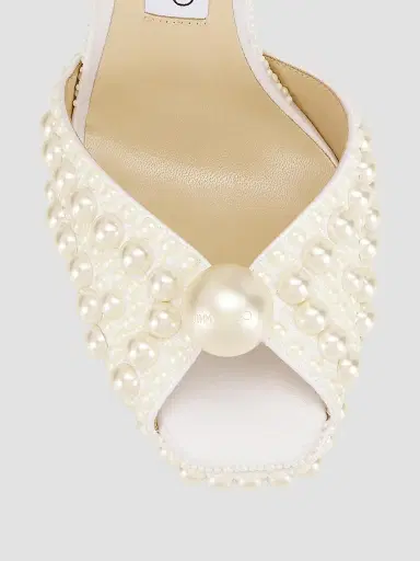 Jimmy Choo Women's Sacaria 120MM Embellished Platform Sandals - White | Thumbnail 4 Jimmy Choo Women's Sacaria 120MM Embellished Platform Sandals - White | Thumbnail 4
