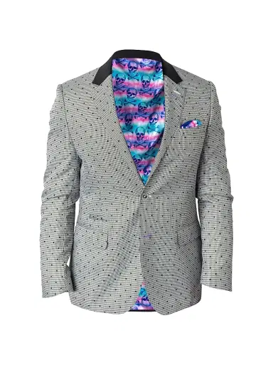 Maceoo Men's Blazer - Grey | Thumbnail 1 Maceoo Men's Blazer - Grey | Thumbnail 1