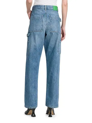 Bottega Veneta Women's Vintage Straight-Leg Cargo Jeans | Thumbnail 5 Bottega Veneta Women's Vintage Straight-Leg Cargo Jeans | Thumbnail 5
