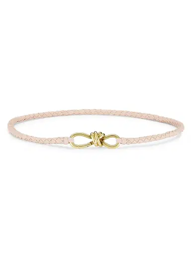 Bottega Veneta Women's Andiamo Braided Leather Knot Belt | Thumbnail 1 Bottega Veneta Women's Andiamo Braided Leather Knot Belt | Thumbnail 1