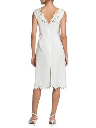 Bottega Veneta Women's Floral Cut-Out Midi-Dress | Thumbnail 5 Bottega Veneta Women's Floral Cut-Out Midi-Dress | Thumbnail 5