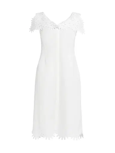 Bottega Veneta Women's Floral Cut-Out Midi-Dress | Thumbnail 1 Bottega Veneta Women's Floral Cut-Out Midi-Dress | Thumbnail 1