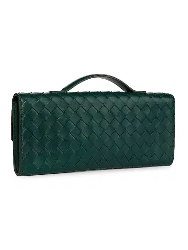 Bottega Veneta Women's Andiamo Intrecciato Leather Top-Handle Clutch - Ecru Muse Brass | Thumbnail 21 Bottega Veneta Women's Andiamo Intrecciato Leather Top-Handle Clutch - Ecru Muse Brass | Thumbnail 21