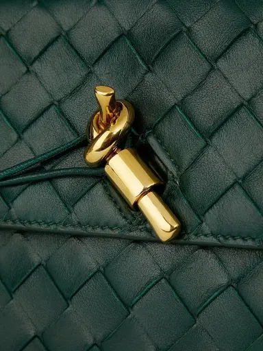 Bottega Veneta Women's Andiamo Intrecciato Leather Top-Handle Clutch - Ecru Muse Brass | Thumbnail 23 Bottega Veneta Women's Andiamo Intrecciato Leather Top-Handle Clutch - Ecru Muse Brass | Thumbnail 23