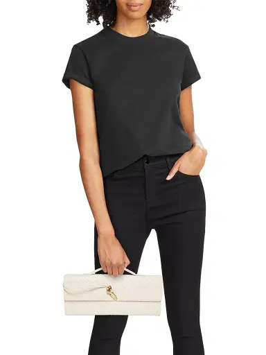 Bottega Veneta Women's Andiamo Intrecciato Leather Top-Handle Clutch - Ecru Muse Brass | Thumbnail 37 Bottega Veneta Women's Andiamo Intrecciato Leather Top-Handle Clutch - Ecru Muse Brass | Thumbnail 37
