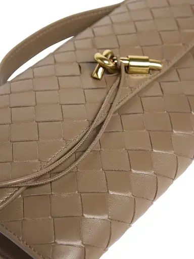 Bottega Veneta Women's Andiamo Intrecciato Leather Top-Handle Clutch - Ecru Muse Brass | Thumbnail 47 Bottega Veneta Women's Andiamo Intrecciato Leather Top-Handle Clutch - Ecru Muse Brass | Thumbnail 47