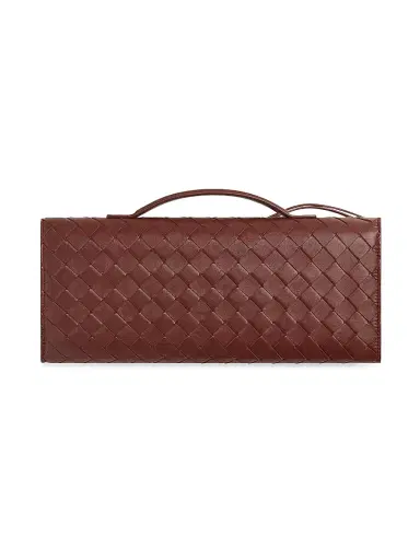 Bottega Veneta Women's Andiamo Intrecciato Leather Top-Handle Clutch - Ecru Muse Brass | Thumbnail 52 Bottega Veneta Women's Andiamo Intrecciato Leather Top-Handle Clutch - Ecru Muse Brass | Thumbnail 52