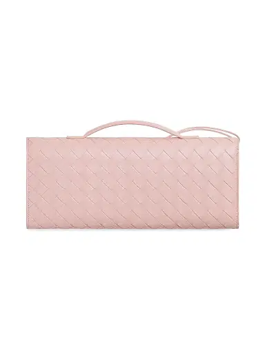 Bottega Veneta Women's Andiamo Intrecciato Leather Top-Handle Clutch - Ecru Muse Brass | Thumbnail 57 Bottega Veneta Women's Andiamo Intrecciato Leather Top-Handle Clutch - Ecru Muse Brass | Thumbnail 57