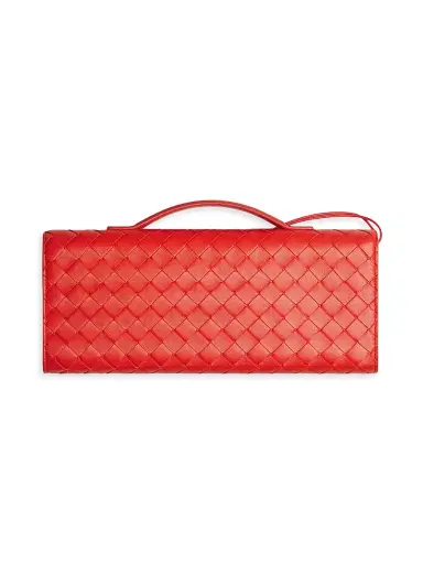 Bottega Veneta Women's Andiamo Intrecciato Leather Top-Handle Clutch - Ecru Muse Brass | Thumbnail 67 Bottega Veneta Women's Andiamo Intrecciato Leather Top-Handle Clutch - Ecru Muse Brass | Thumbnail 67