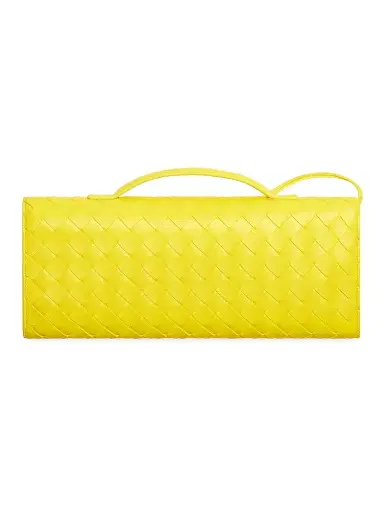 Bottega Veneta Women's Andiamo Intrecciato Leather Top-Handle Clutch - Ecru Muse Brass | Thumbnail 72 Bottega Veneta Women's Andiamo Intrecciato Leather Top-Handle Clutch - Ecru Muse Brass | Thumbnail 72