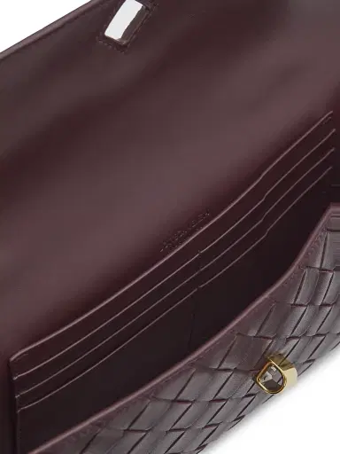 Bottega Veneta Women's Andiamo Intrecciato Leather Top-Handle Clutch - Ecru Muse Brass | Thumbnail 76 Bottega Veneta Women's Andiamo Intrecciato Leather Top-Handle Clutch - Ecru Muse Brass | Thumbnail 76
