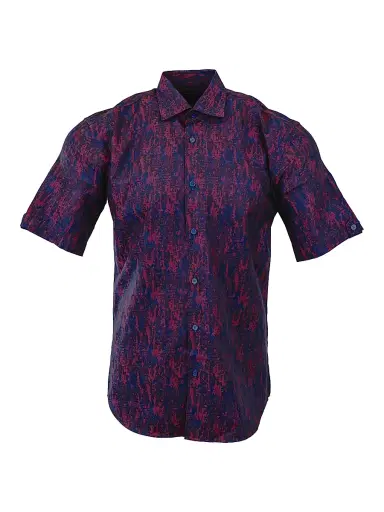 Maceoo Men's Galileo Newcamo Shirt - Red Multi | Thumbnail 1 Maceoo Men's Galileo Newcamo Shirt - Red Multi | Thumbnail 1