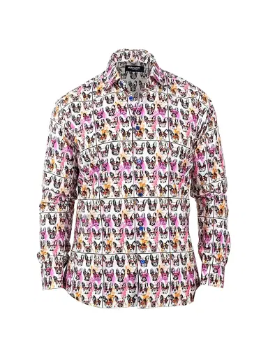 Maceoo Men's Fibonacci Frenchienerd Shirt | Thumbnail 1 Maceoo Men's Fibonacci Frenchienerd Shirt | Thumbnail 1