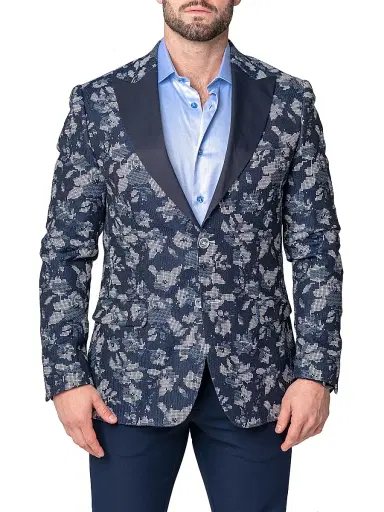 Maceoo Men's Blazer Peak Premier - Blue - Size Large | Thumbnail 1 Maceoo Men's Blazer Peak Premier - Blue - Size Large | Thumbnail 1