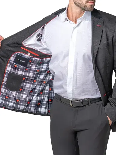 Maceoo Men's Blazer Socrate Evo Cesar | Thumbnail 4 Maceoo Men's Blazer Socrate Evo Cesar | Thumbnail 4