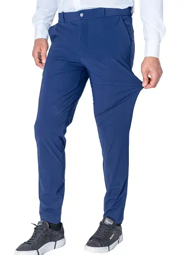 Maceoo Men's Orbita Pants - Blue - Size 40 | Thumbnail 3 Maceoo Men's Orbita Pants - Blue - Size 40 | Thumbnail 3