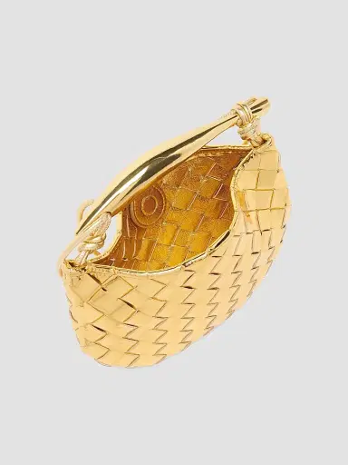 Bottega Veneta Women's Mini Sardine Mirror Leather Top-Handle Bag | Thumbnail 3 Bottega Veneta Women's Mini Sardine Mirror Leather Top-Handle Bag | Thumbnail 3