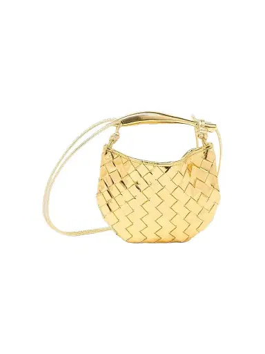Bottega Veneta Women's Mini Sardine Mirror Leather Top-Handle Bag | Thumbnail 1 Bottega Veneta Women's Mini Sardine Mirror Leather Top-Handle Bag | Thumbnail 1
