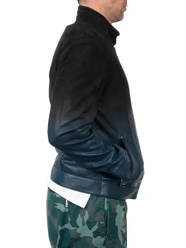 Maceoo Men's Leather Degrade Jacket | Thumbnail 7 Maceoo Men's Leather Degrade Jacket | Thumbnail 7